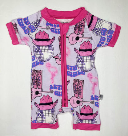 Let’s Go Girls Bamboo Shortie Romper (FINAL SALE)