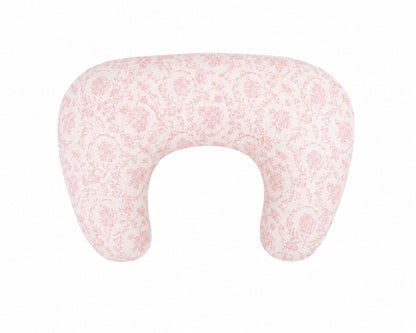 Pink Chinoiserie Ruffle Nursing Pillow Cover