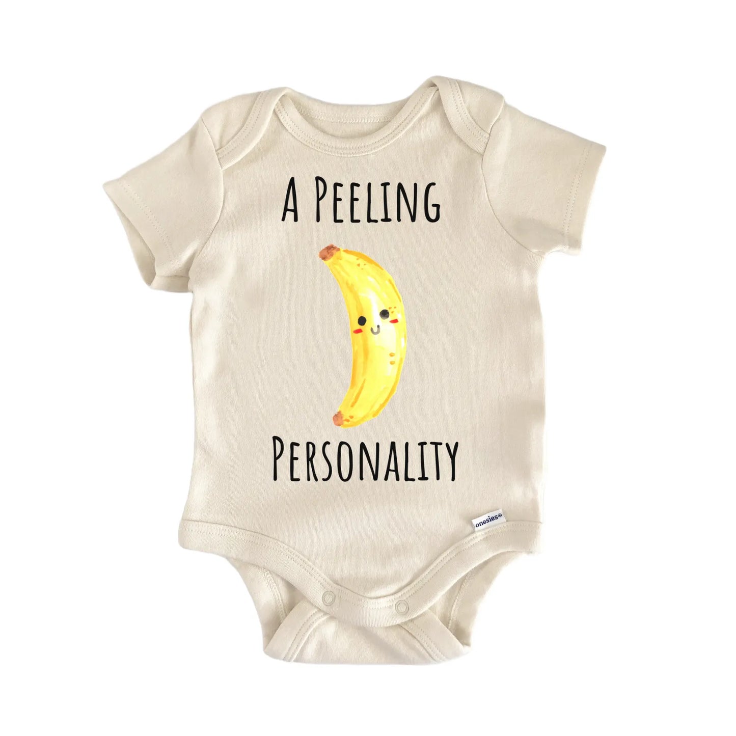 Peeling Banana Peel Fruit Monkey Baby Gift Baby Bodysuit