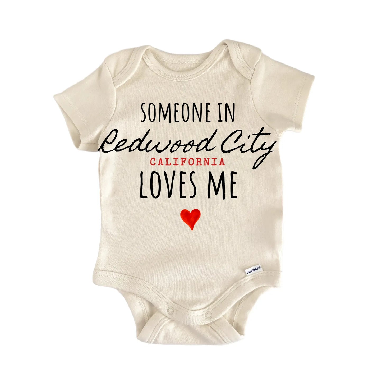 Redwood City California Baby Gift Baby Bodysuit