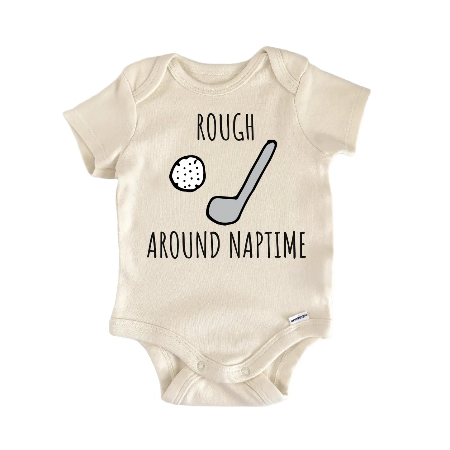 Golf Rough Naptime Golfer Newborn Gift Baby Bodysuit