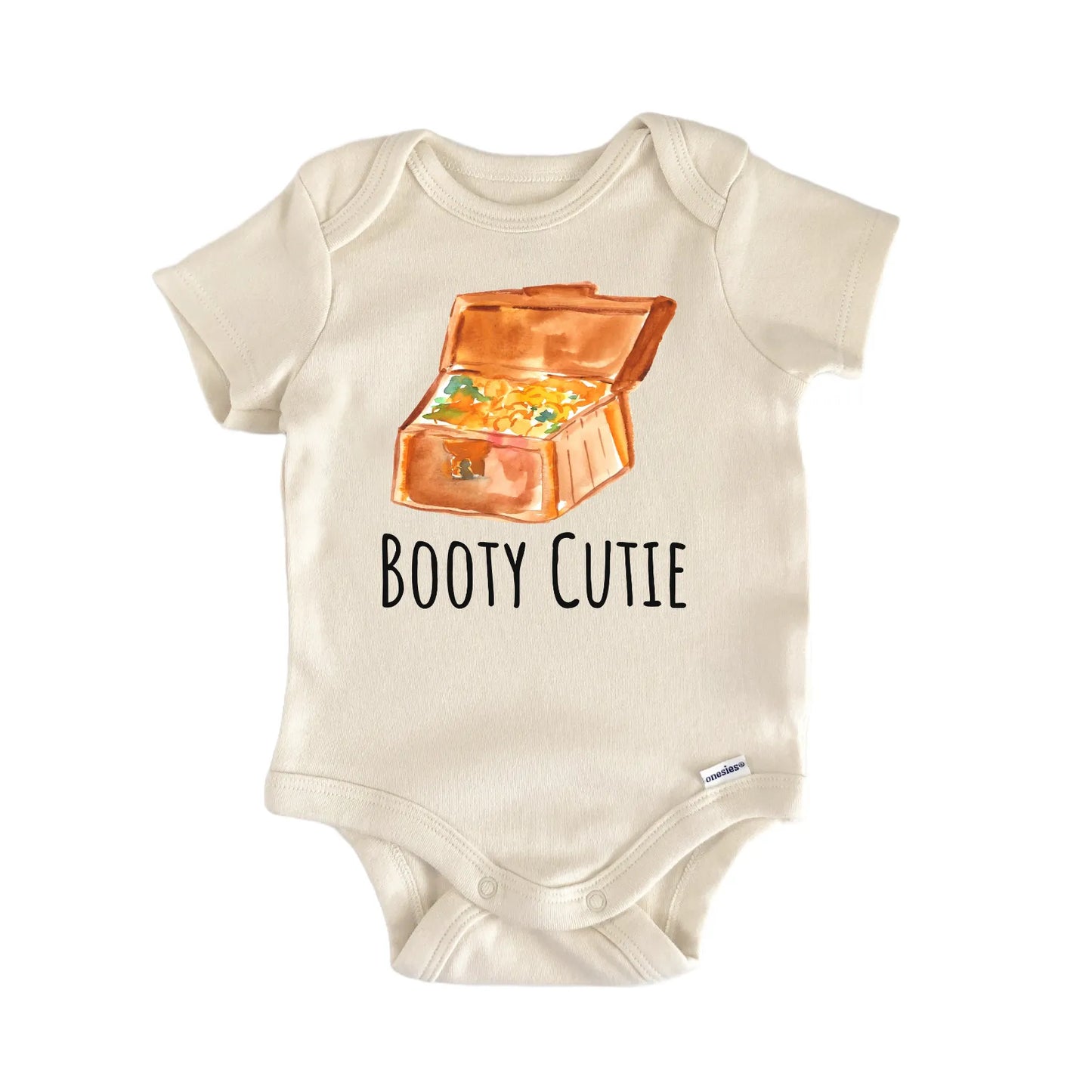 Booty Cutie Pirate Treasure Baby Gift Baby Bodysuit