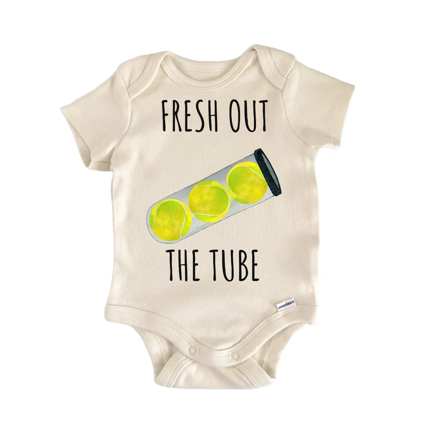 Tennis Ball Tube Sports Baby Gift Baby Bodysuit