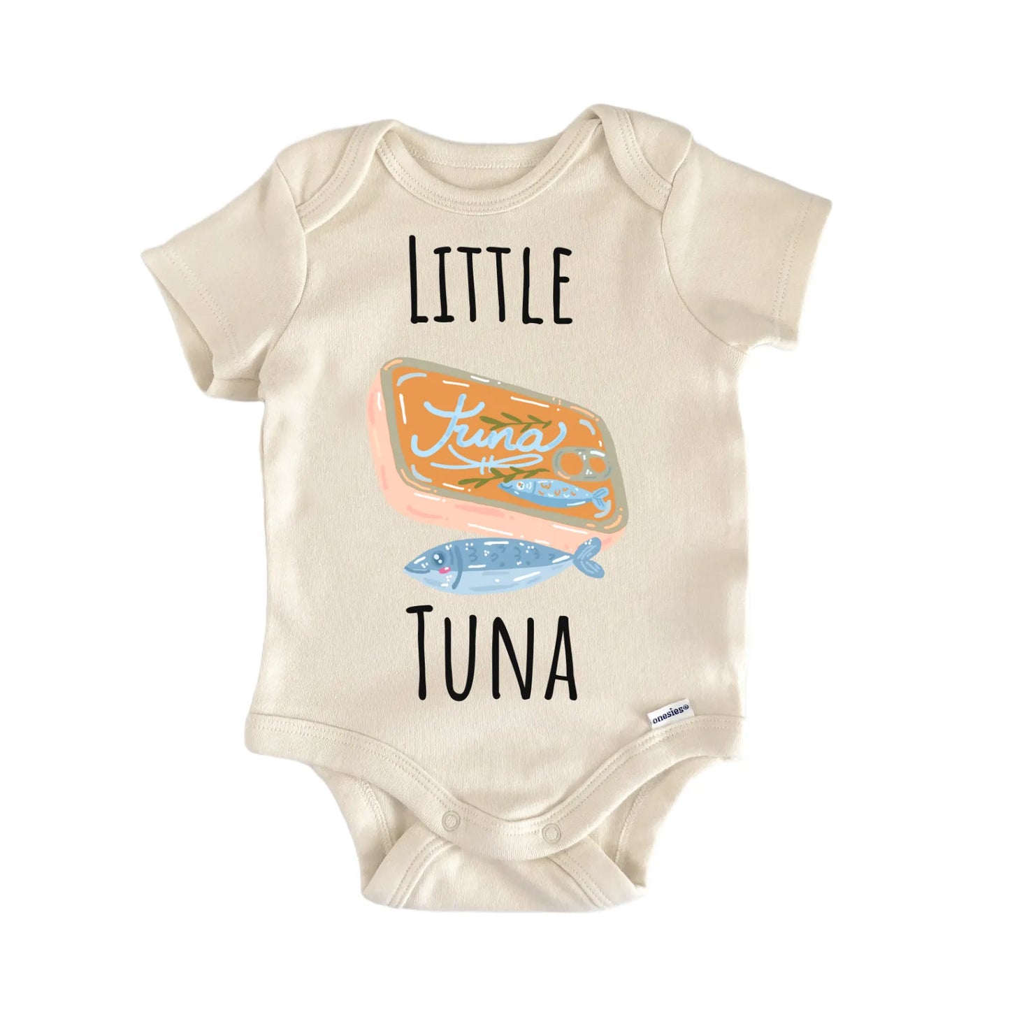 Little Tuna Fish Saltwater Seafood Baby Gift Baby Bodysuit