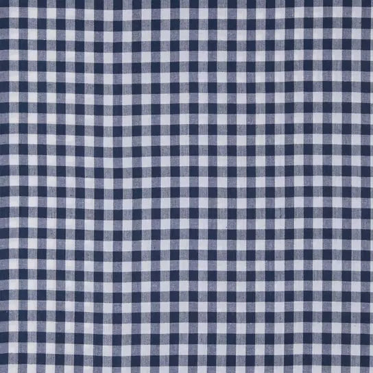 Navy Gingaham Changing Pad Cover