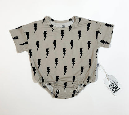 Neutral Bolts Oversized Bamboo Romper (FINAL SALE)