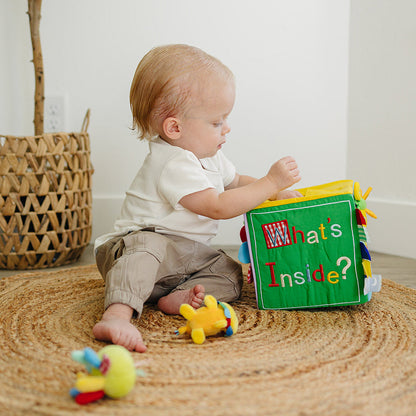 Baby Surprise Box — What's Inside? with Colorful Sensory Baby Toys