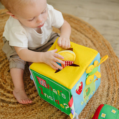 Baby Surprise Box — What's Inside? with Colorful Sensory Baby Toys
