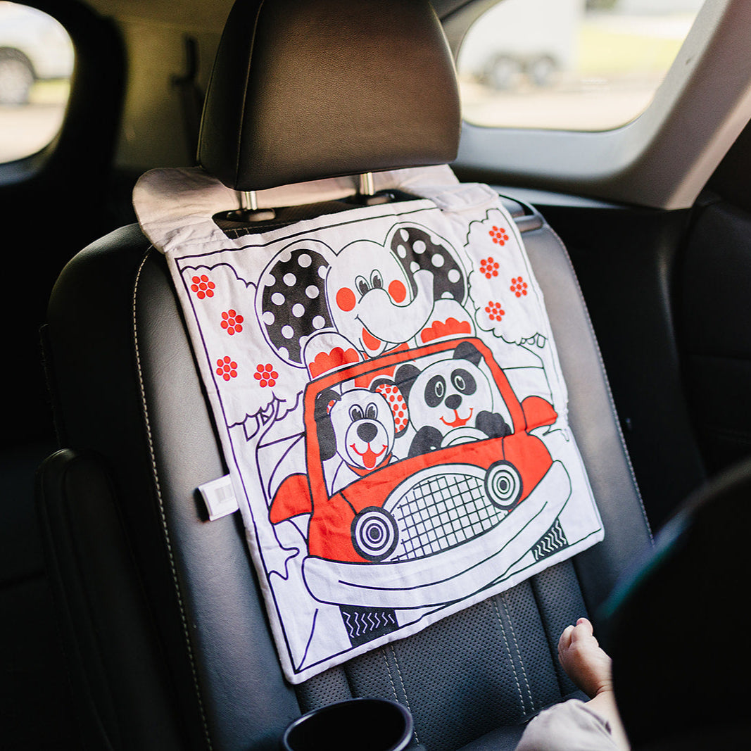 Baby Car Activity Center Toy in High Contrast Colors