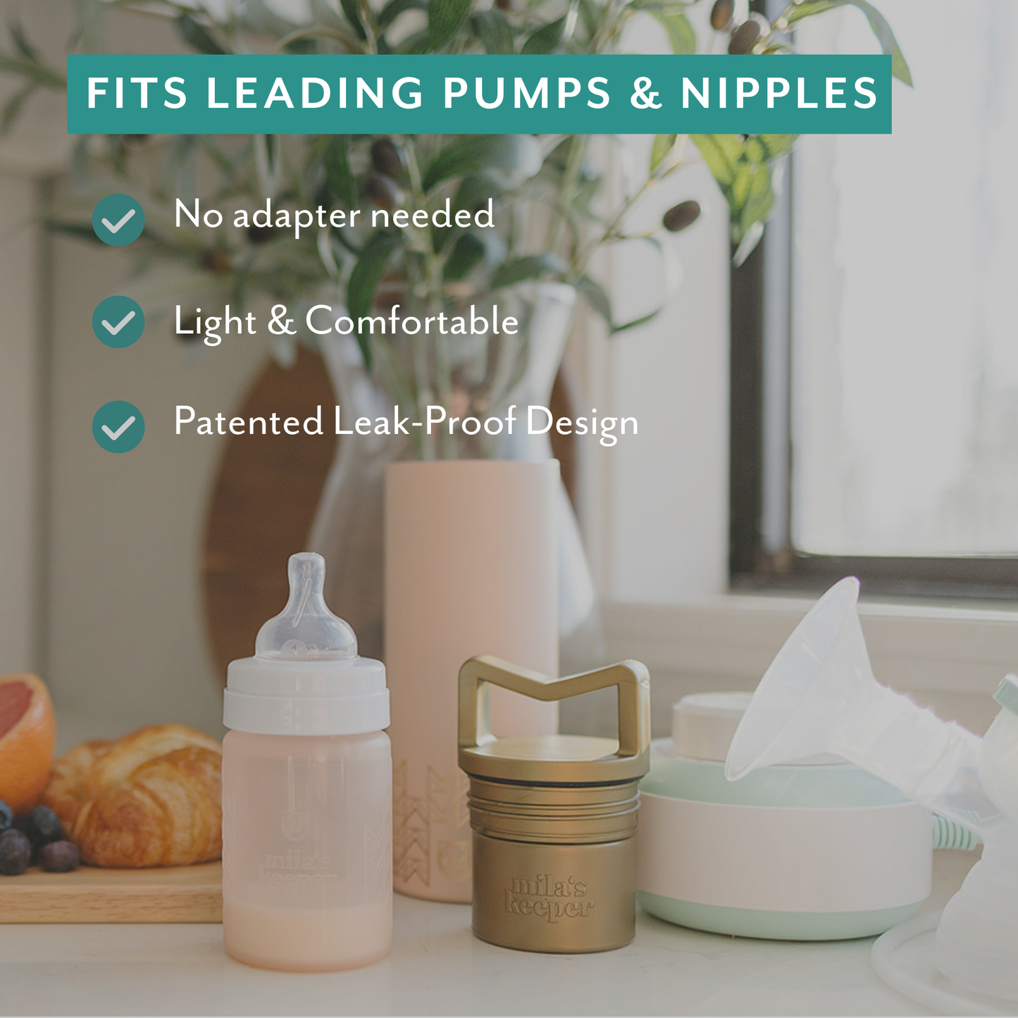 Silicone Breast Milk Storage Bottles