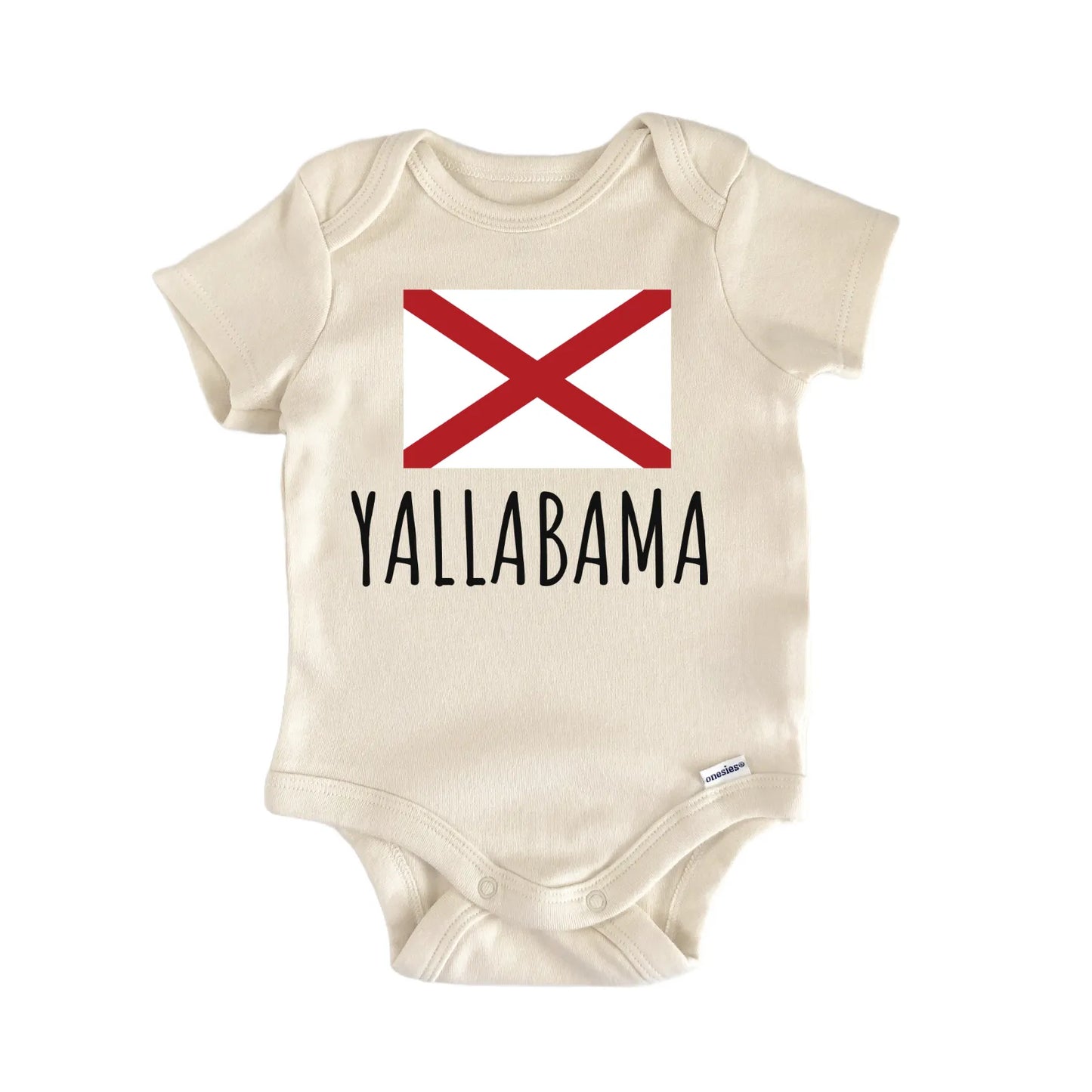 Alabama State Flag Baby Gift Baby Bodysuit