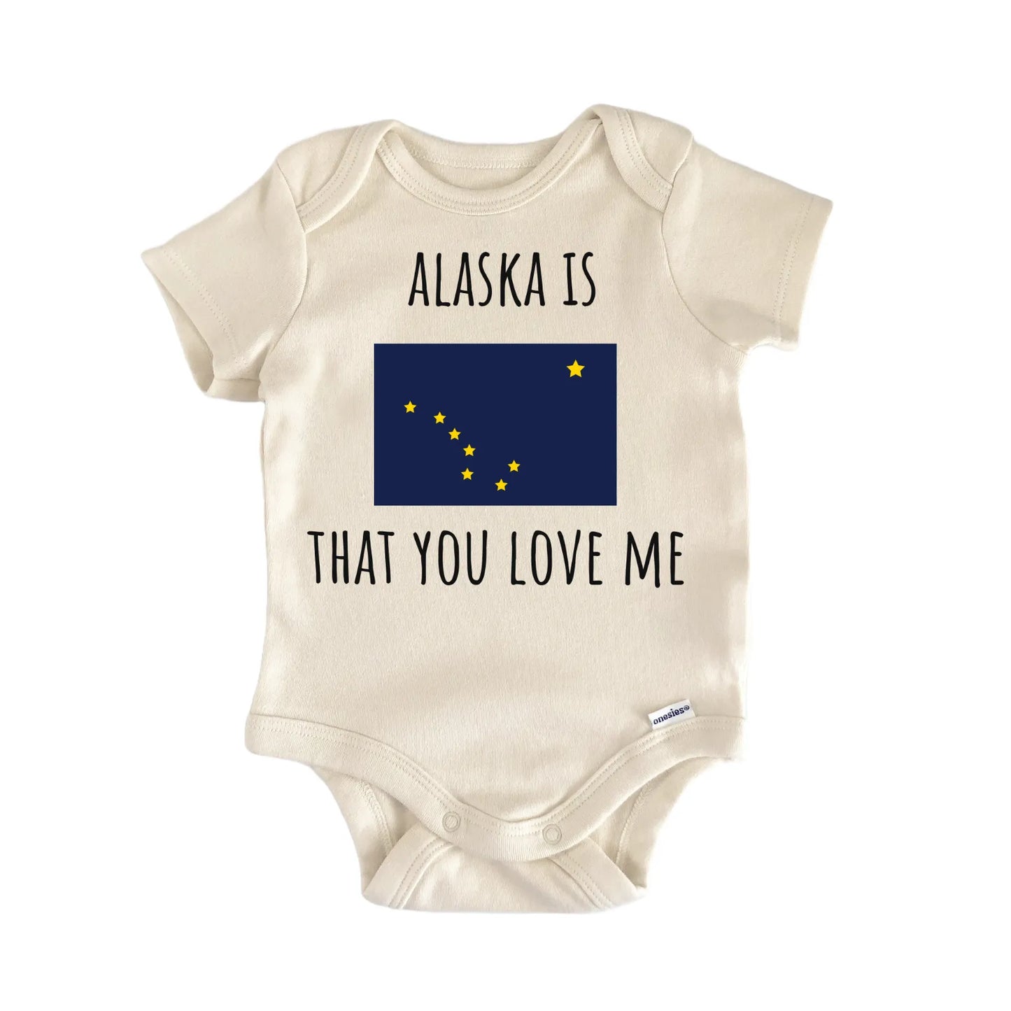 Alaska State Flag Baby Gift Baby Bodysuit