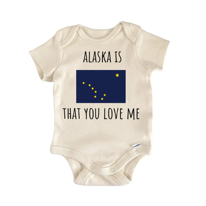 Alaska State Flag Baby Gift Baby Bodysuit