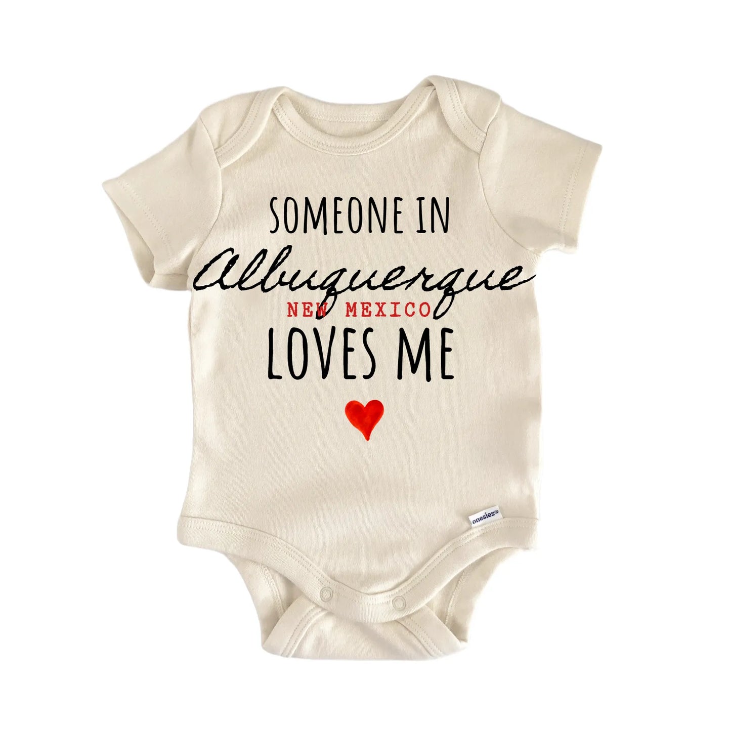 Albuquerque New Mexico Baby Gift Baby Bodysuit