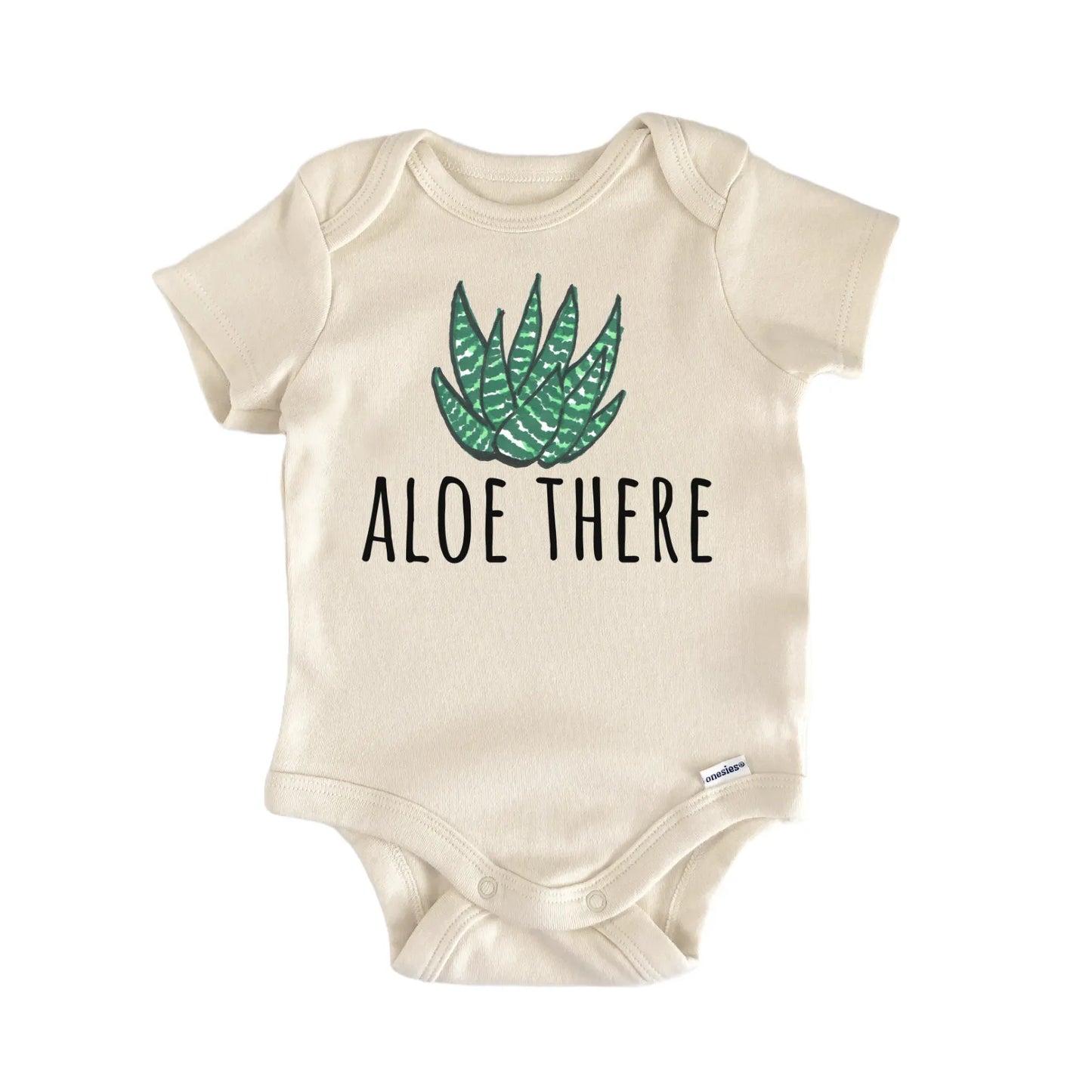Aloe Vera Plant Garden Flower Newborn Gift Baby Bodysuit