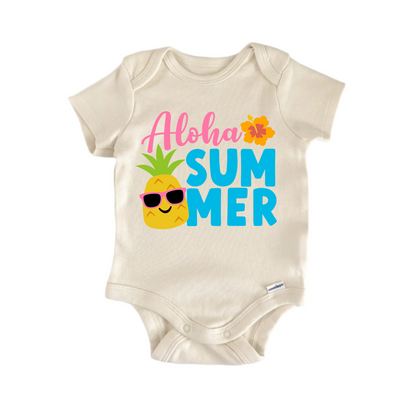 Aloha Summer Beach Newborn Baby Onesie® Onesie®