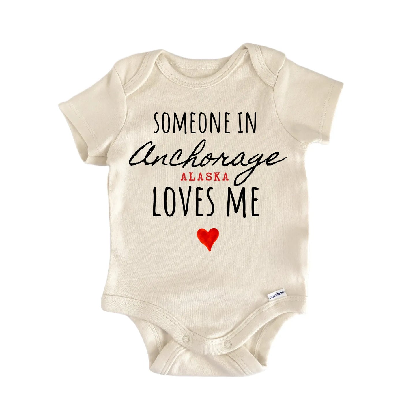 Anchorage Alaska Baby Gift Baby Bodysuit