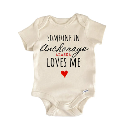 Anchorage Alaska Baby Gift Baby Bodysuit