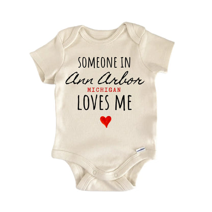 Ann Arbor Michigan Baby Gift Baby Bodysuit