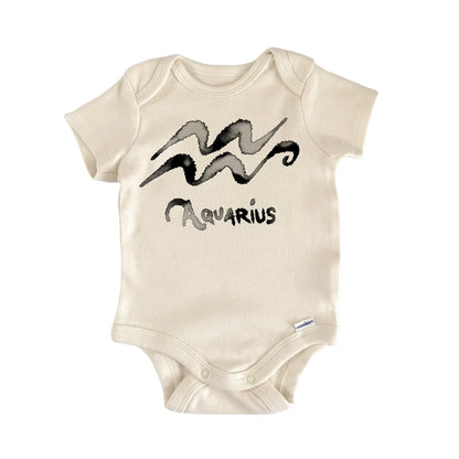 Aquarius Zodiac Astrology Signs Baby Gift Baby Bodysuit