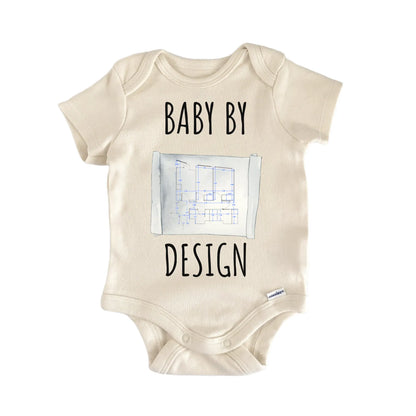 Architecture Architect Engineer Blue Prints Baby Gift Baby Bodysuit