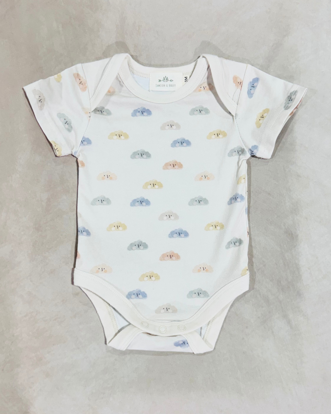 Aria Bodysuit - Pastel Clouds