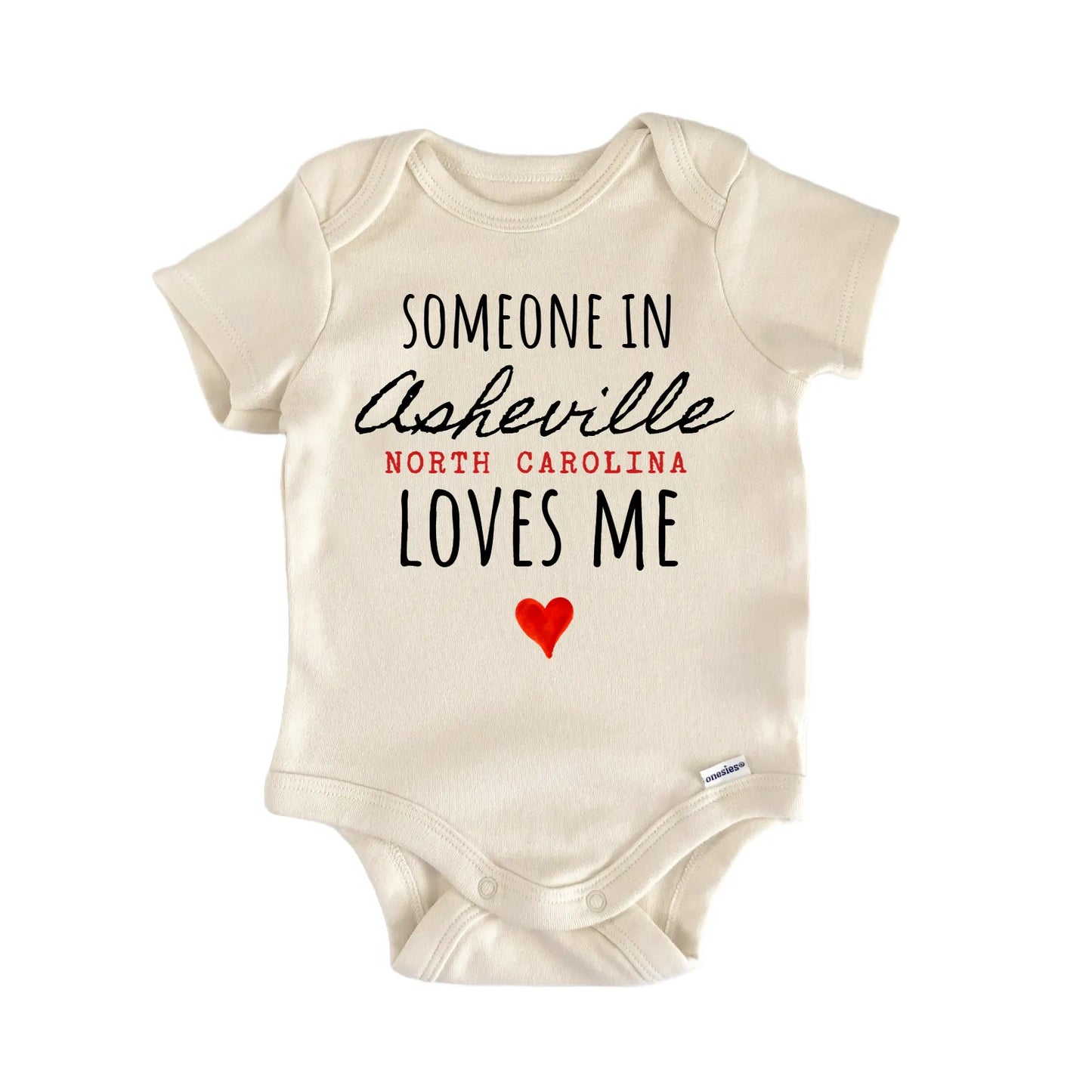 Asheville North Carolina Baby Gift Baby Bodysuit