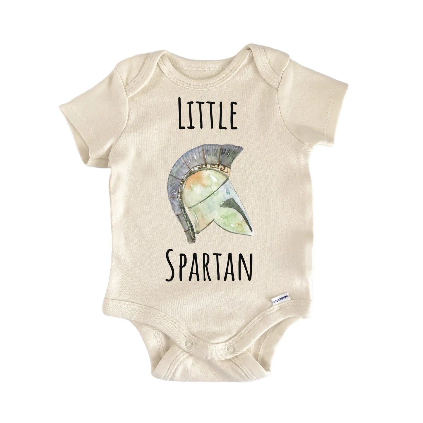 Athenian Helmet Greek Spartan Baby Gift Baby Bodysuit