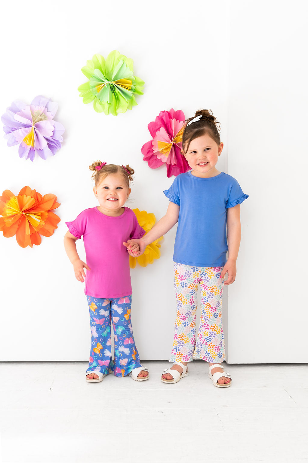 Korrie Pink Bamboo Ruffle Tee