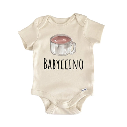 Babyccino Espresso Coffee Bean Brunch Newborn Gift Baby Bodysuit