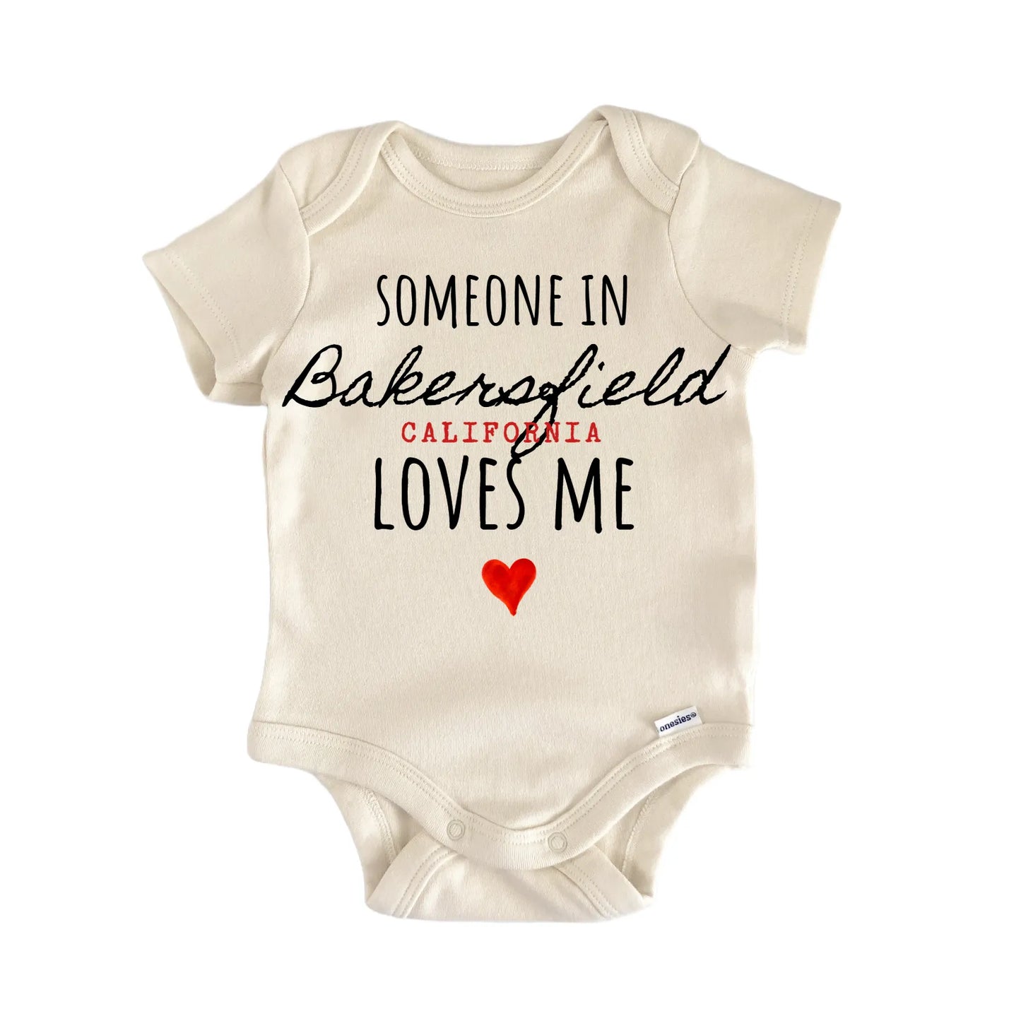 Bakersfield California Baby Gift Baby Bodysuit