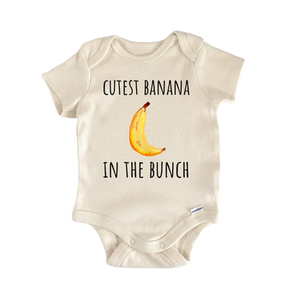 Banana Bunch Fruit Foodie Newborn Gift Baby Bodysuit