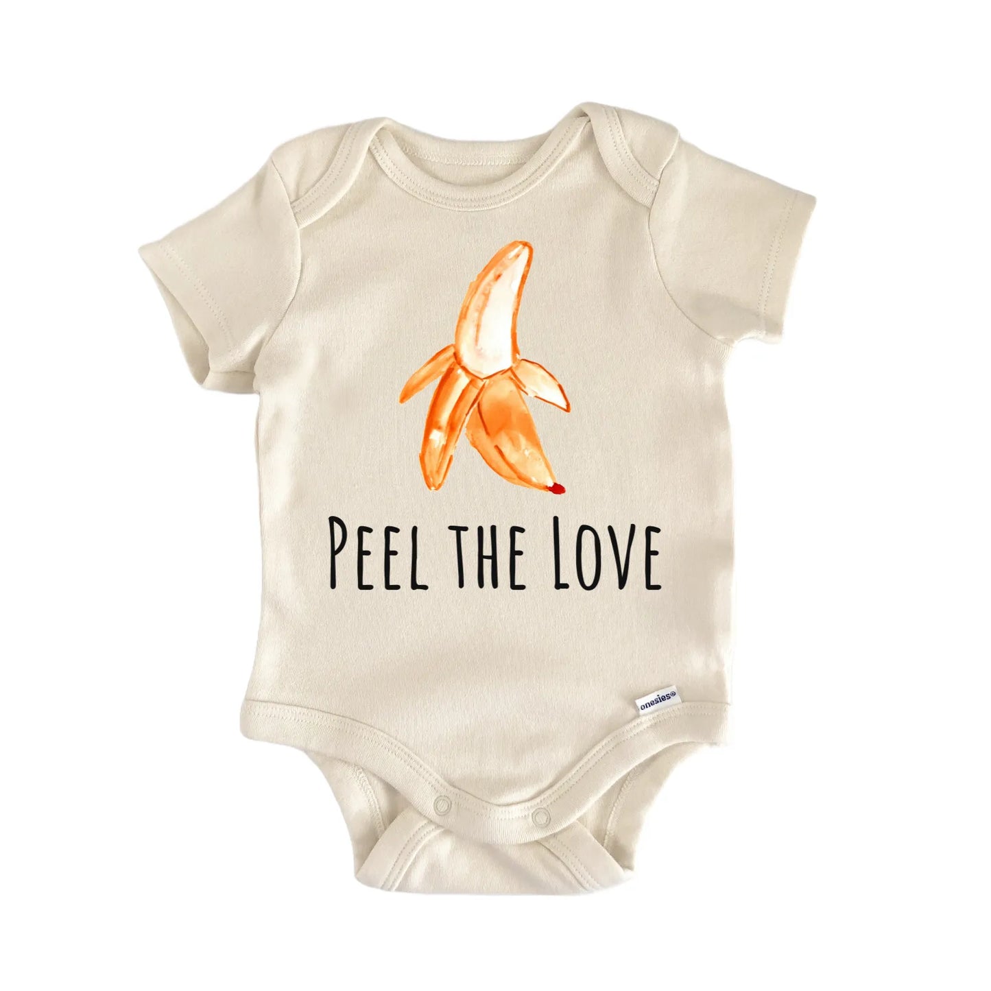 Banana Love Summer Fruit Foodie Newborn Gift Baby Bodysuit