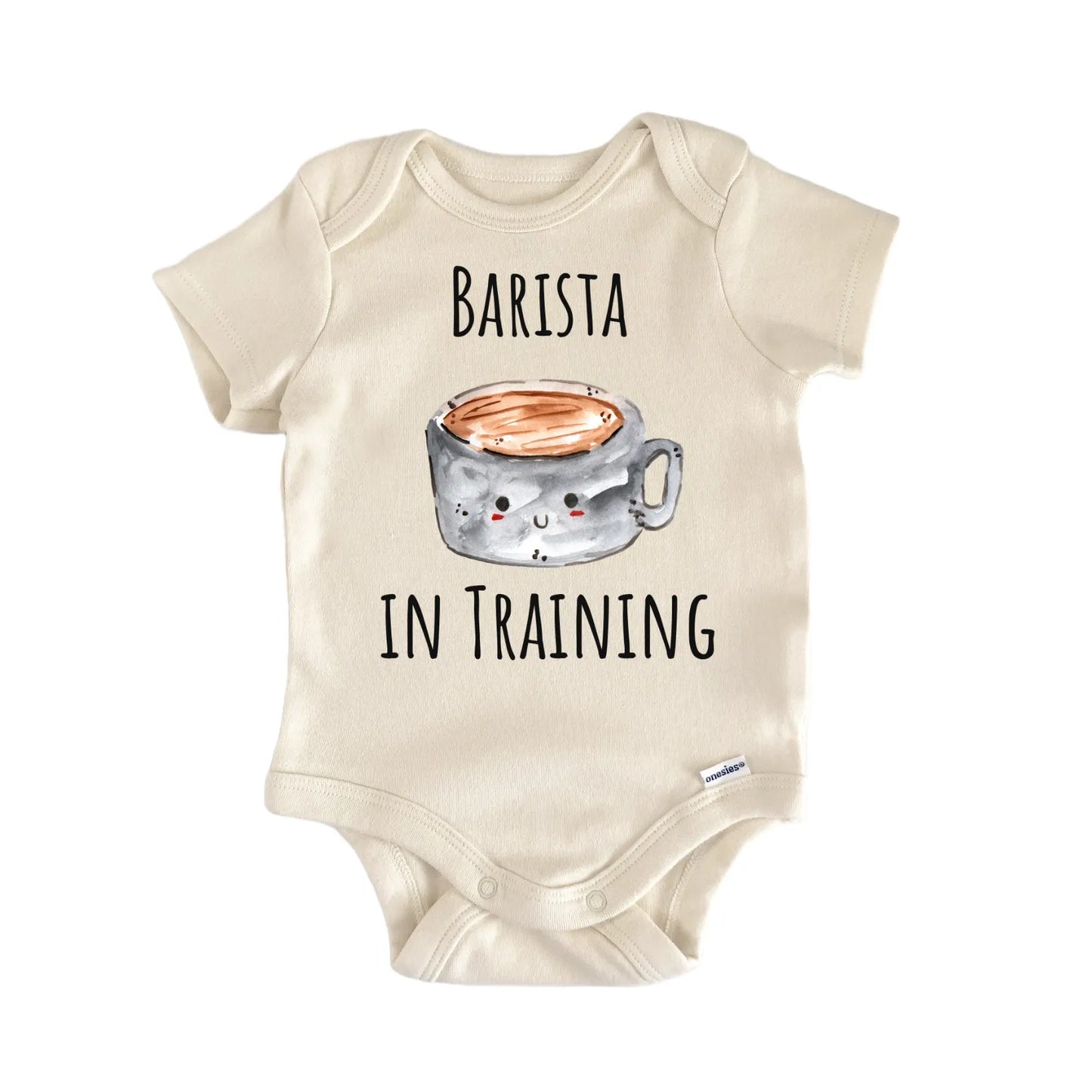 Barista Coffee House Bean Espresso Baby Gift Baby Bodysuit