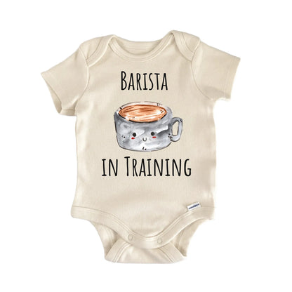 Barista Coffee House Bean Espresso Baby Gift Baby Bodysuit