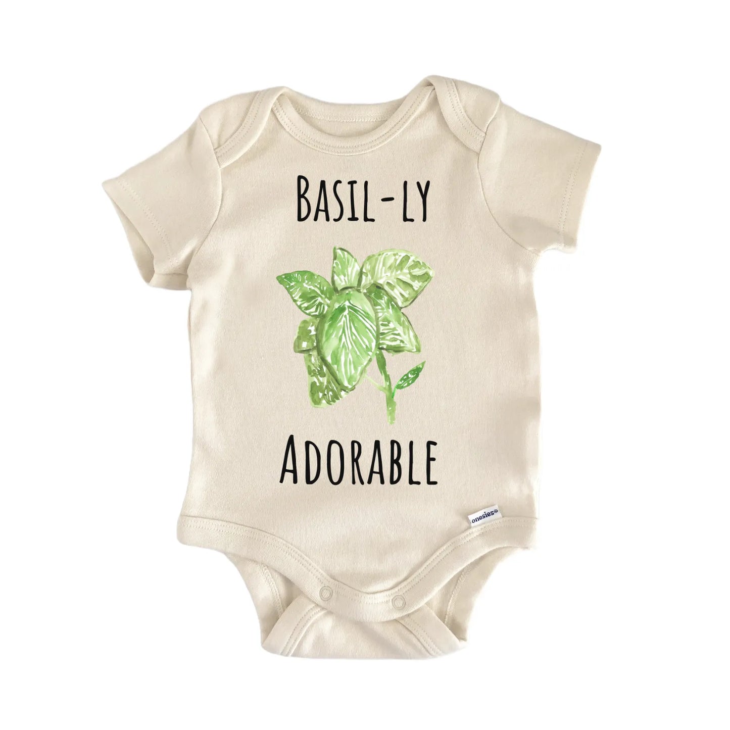 Basil Spice Herb Garden Cooking Baby Gift Baby Bodysuit