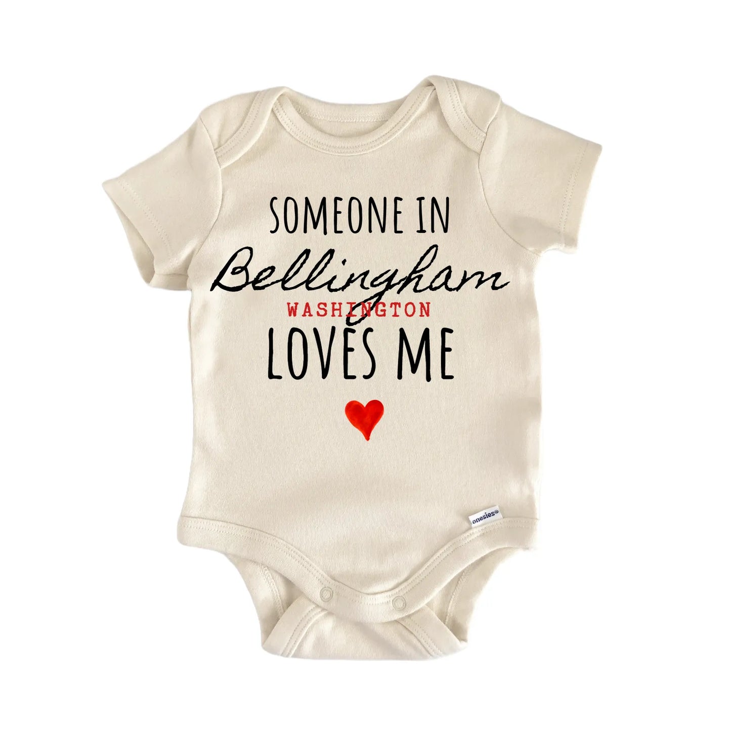 Bellingham Washington Baby Gift Baby Bodysuit