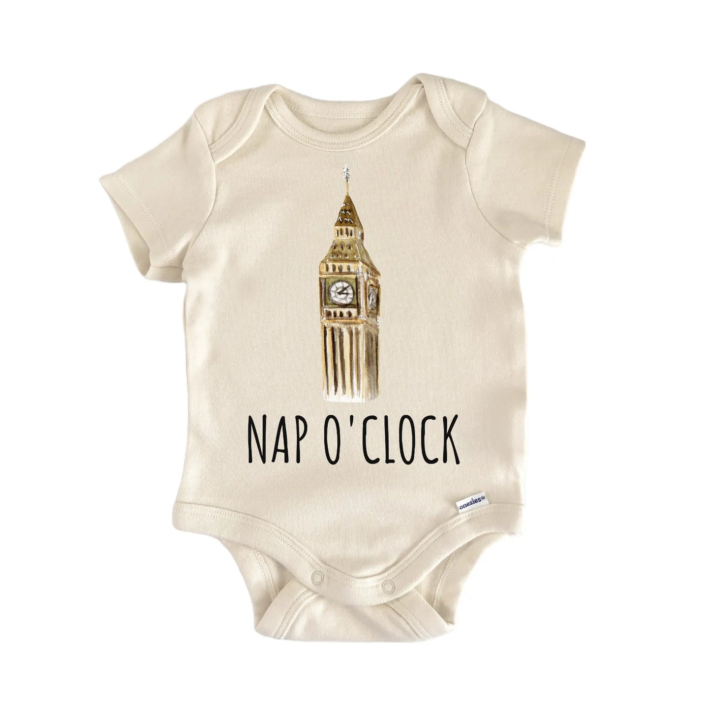 Big Ben Clock Tower England Baby Gift Baby Bodysuit