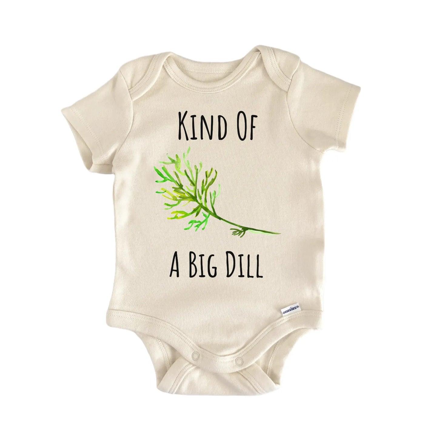 Big Dill Herb Spice Cooking Baby Gift Baby Bodysuit