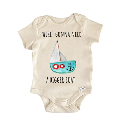 Shark Boating Baby Gift Baby Bodysuit