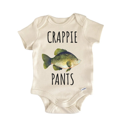 Black Crappie Fish Freshwater Fishing Baby Gift Baby Bodysuit