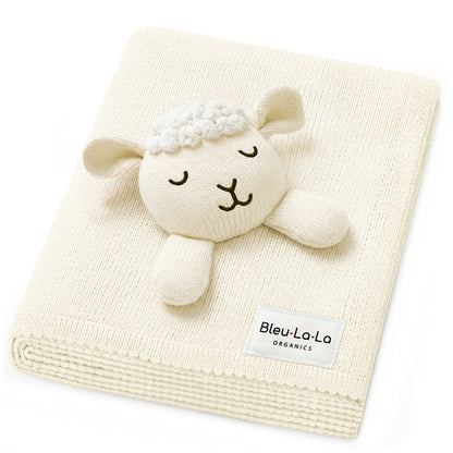 Blanket Lovey - 100% Organic Cotton Baby Blanket with Comfort Lovey