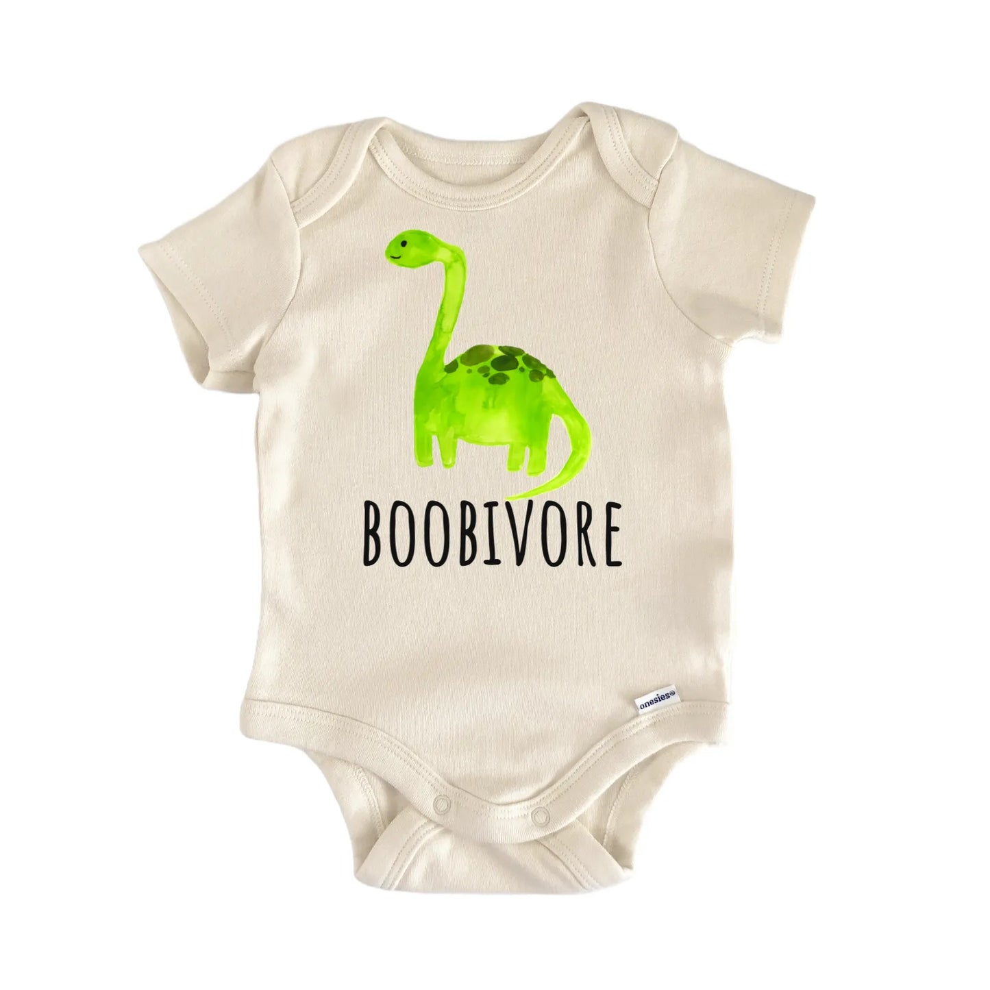 Boobivore Dinosaur Milk Newborn Gift Baby Bodysuit