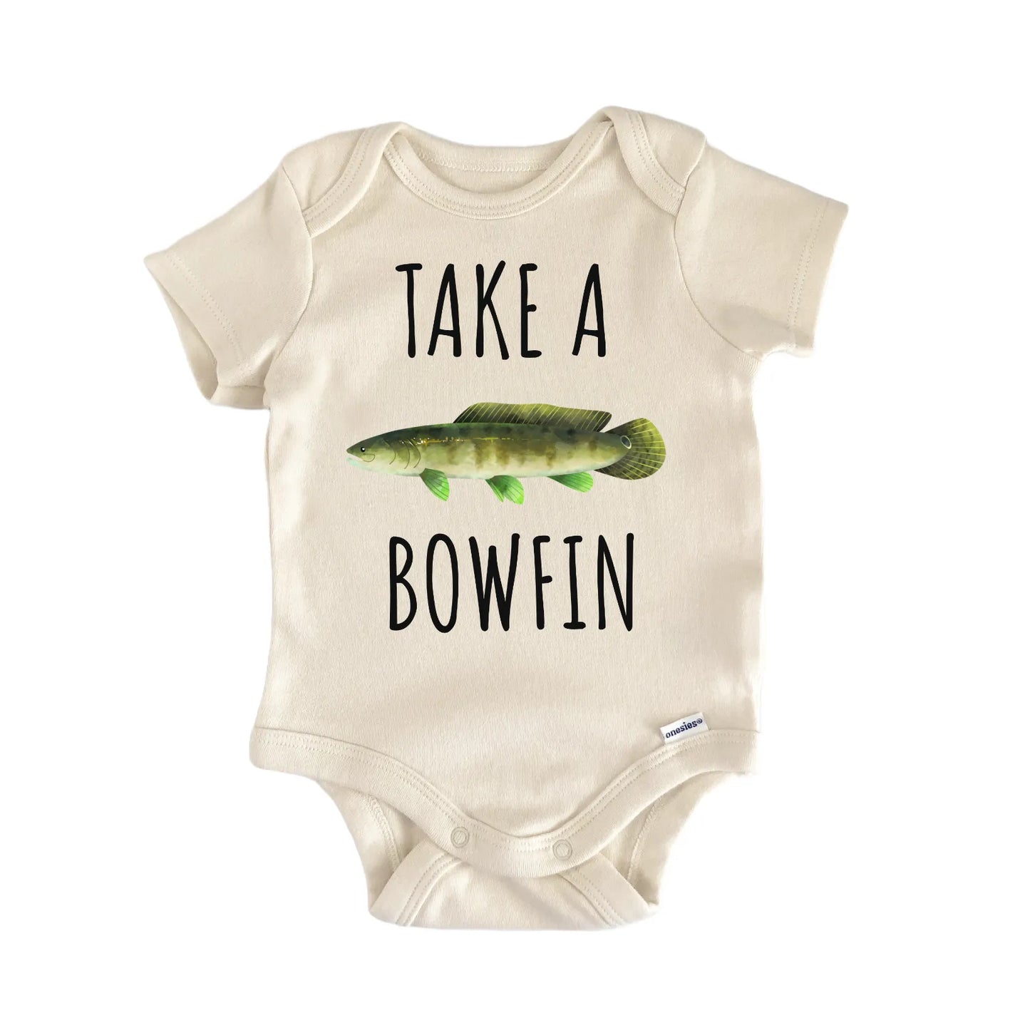 Bowfin Fish Freshwater Fishing Baby Gift Baby Bodysuit