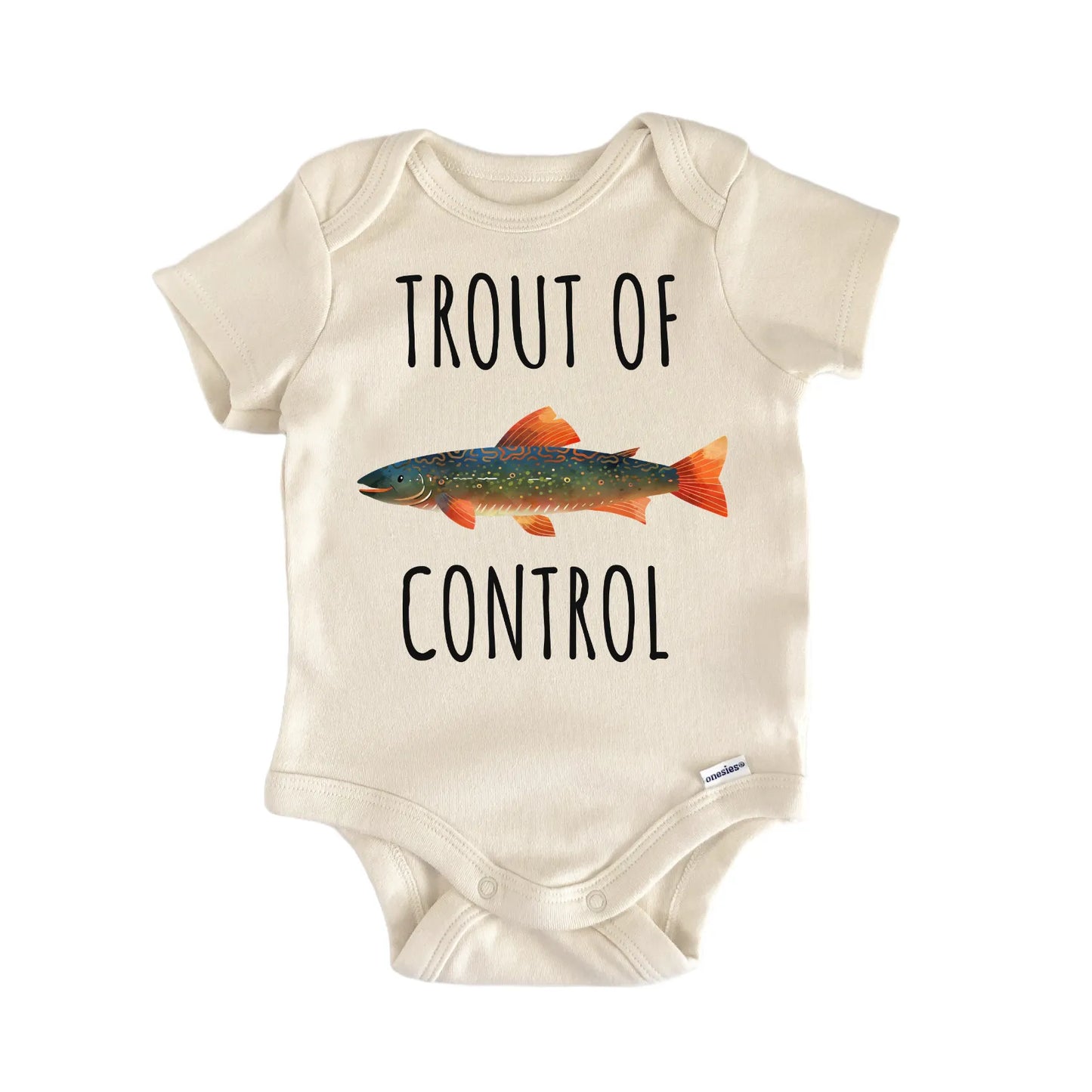Brook Trout Freshwater Fishing Baby Gift Baby Bodysuit