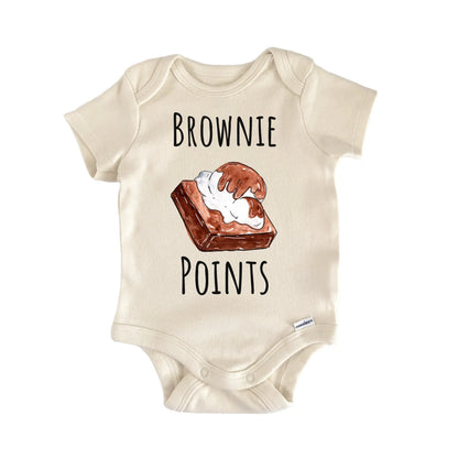 Brownie Ice Cream Bakery Baby Gift Baby Bodysuit