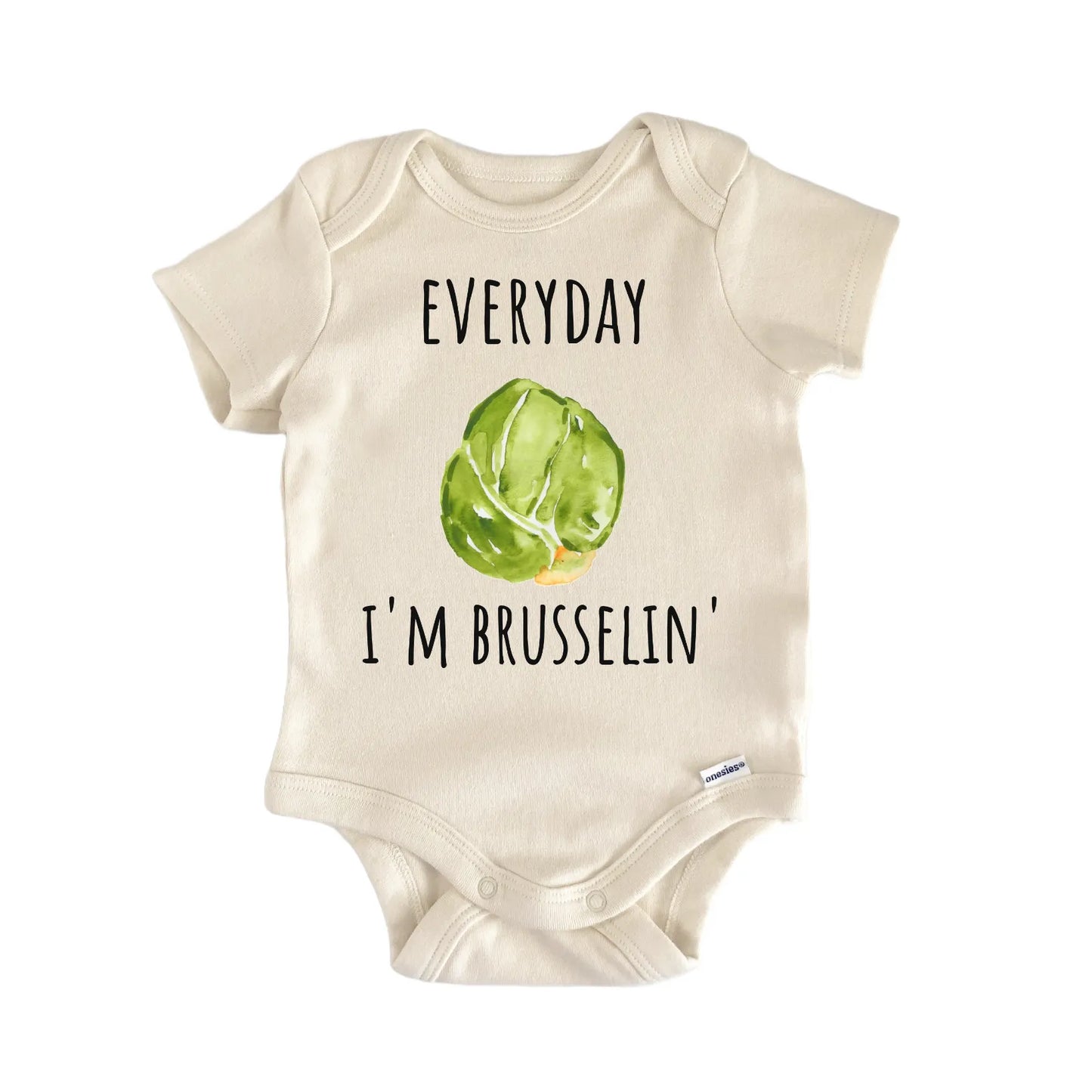Brussel Sprout Vegetable Farm Baby Gift Baby Bodysuit
