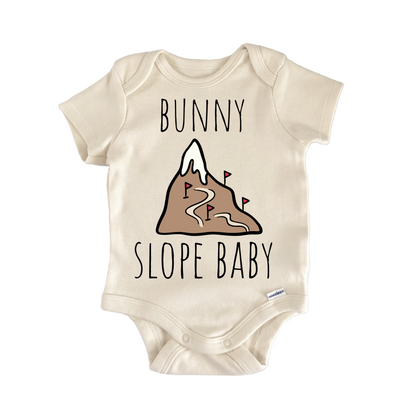 Bunny Snowboarding Skiing Newborn Baby Onesie® Onesie®