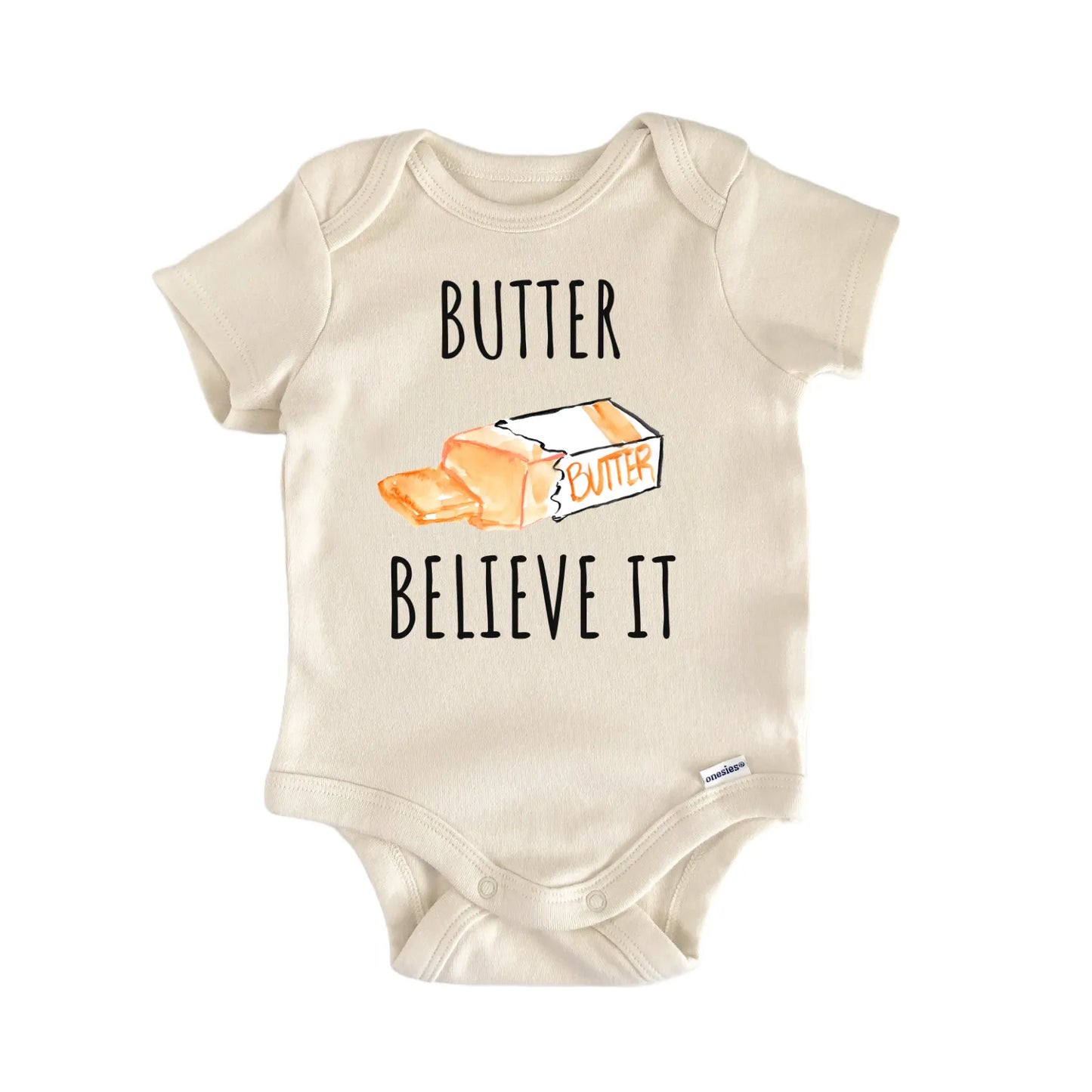 Butter Breakfast Brunch Bakery Baking Baby Gift Baby Bodysuit