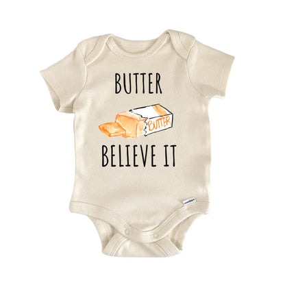 Butter Breakfast Brunch Bakery Baking Baby Gift Baby Bodysuit
